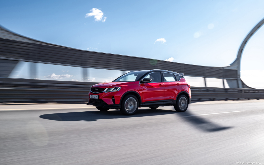 Geely Coolray на трассе Geely Coolray 2020 Sport